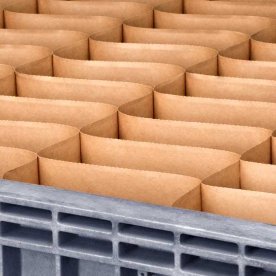 Pop-And-Drop 20# Kraft Bin