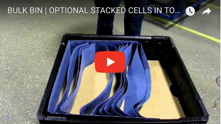 BULK BIN | OPTIONAL STACKED CELLS IN TOTE