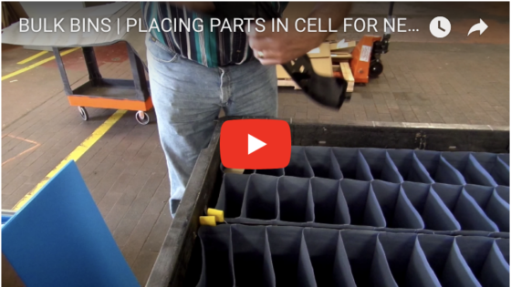 BULK BINS | PLACING PARTS IN CELL FOR NESTING