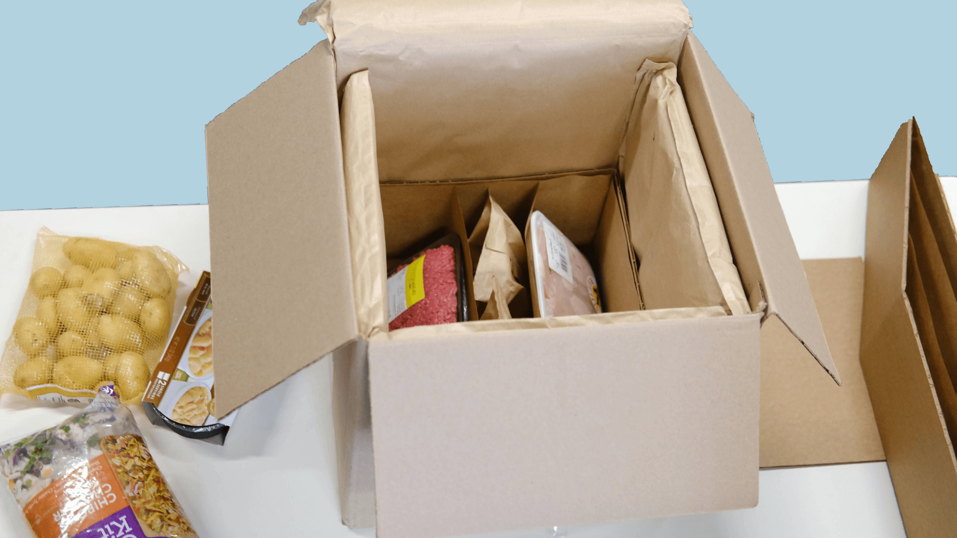 Meal kit packaging solutions