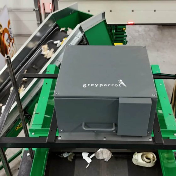 Greyparrot AI sorting machine