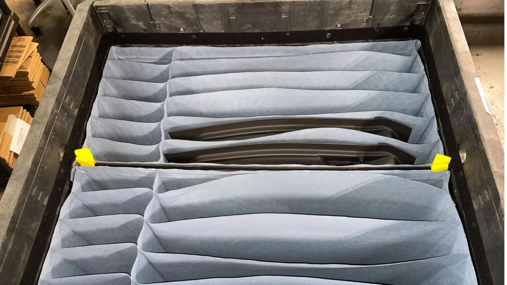 Blue Plush Collapsible Centersplit