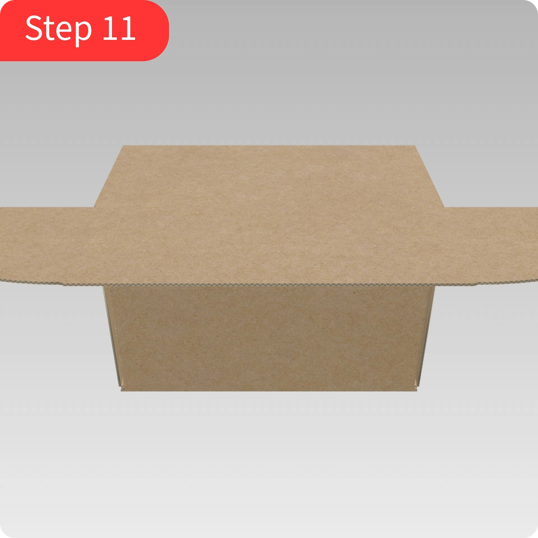 Mailer box step 11