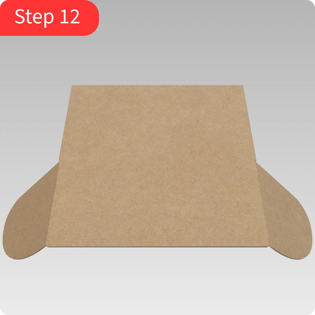 Mailer box step 12
