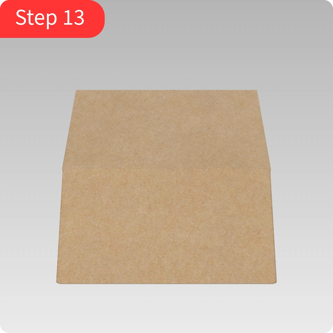 Mailer box step 13