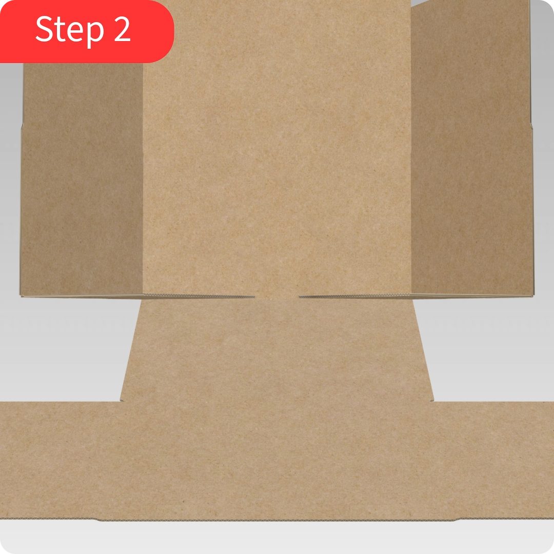 Mailer box step 2